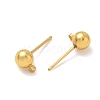 Brass Stud Earring Findings LS-KK-CBA80F9-03G-2