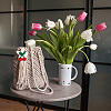 8Pcs 2 Style Cotton Crochet Ornament Accessories DIY-DR0001-08-4