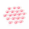 50Pcs Transparent Stripe Resin Beads RESI-YW0001-02F-5