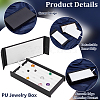 5-Slot Imitation Leather Loose Diamond Organizer Box CON-WH0089-80-4