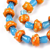 Handmade Lampwork Beads Strands X1-LAMP-N024-09G-4