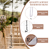 Acrylic Seat Reservation Sign Hanging Ornaments AJEW-WH0534-61B-3