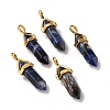 Natural Sodalite Pointed Pendants G-K329-41G-1