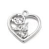 Brass Micro Pave Cubic Zirconia Pendants LS-KK-H511-01P-04-1