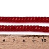Transparent Glass Beads Strands GLAA-N026-4x8mm-T01-4