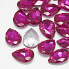 Pointed Back Glass Rhinestone Cabochons RGLA-T081-20x30mm-09-1