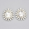 Alloy Rhinestone Cabochons PALLOY-T066-21P-1