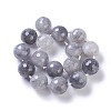 Natural Cloudy Quartz Beads Strands G-E524-08-25mm-2