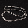 Tarnish Resistant 304 Stainless Steel Figaro Chains Necklaces and Bracelets Jewelry Sets SJEW-L430-07P-3