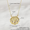 Ocean Summer Brass Pave Clear Cubic Zirconia Pendant Necklaces FS-WG8D1A7-08-1