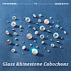 AHADERMAKER 8 Style Pointed Back Glass Rhinestone Cabochons RGLA-GA0001-07A-4