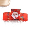 Christmas Theme PVC Claw Hair Clips PW-WGE755E-02-1