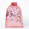 Rose Printed Organza Bags OP-R021-13x18-07-1