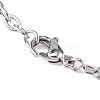 304 Stainless Steel Cable Chains for Necklace Making X-STAS-P045-03P-2