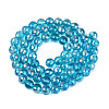 Transparent Glass Beads Strands GLAA-Q107-02A-13-2
