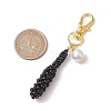 2Pcs 2 Colors Baseball Bat Seed Beaded Pendant Decoration HJEW-MZ00180-4