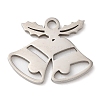 Christmas 201 Stainless Steel Charms STAS-D053-06P-1