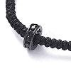 (Jewelry Parties Factory Sale)Adjustable Nylon Cord Braided Bead Bracelets BJEW-JB05016-02-3