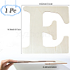 Letter Unfinished MDF Sheets WOOD-WH20012-008E-2