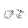 Non-Tarnish 201 Stainless Steel Stud Earring Findings STAS-G266-12P-2