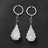 Natural Quartz Crystal Keychain G-G997-D08-3