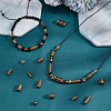 120Pcs 12 Styles Tibetan Style Alloy Tube Beads FIND-PH0020-80-5