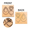 Embossing Wooden Cutting Dies DIY-WH0152-31-4