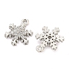 Brass Micro Pave Clear Cubic Zirconia Pendants X-FIND-Z044-09P-2