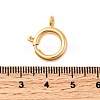 Brass Spring Ring Clasps KK-D407-20G-E-3