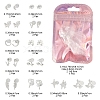 2 Pairs Alloy Stud Earrings for Women EJEW-FS0001-27H-6