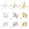 18Pcs 9 Style Iron Hair Findings FIND-PH0002-57-1