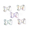 UV Plating Rainbow Iridescent Acrylic Beads OACR-H015-06-1