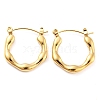 Wave Ring 304 Stainless Steel Hoop Earrings for Women EJEW-C067-11G-1