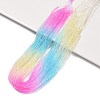 Transparent Gradient Color Glass Beads Strands GLAA-G101-2mm-07-1