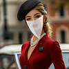 Triangle Alloy Headwear Masquerade Masks AJEW-WH20067-054S-5