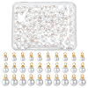 BENECREAT 90Pcs 3 Style Plastic Imitation Pearl Pendants KK-BC0012-94-1