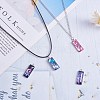 10Pairs 10 Style Bohemian Style Glass Pendants STAS-SZ0003-09-5