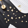 HOBBIESAY 24Pcs 6 Style Brass Pendants KK-HY0001-43-5