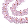 Transparent Handmade Bumpy Lampwork Beads Strands LAMP-S194-022F-3