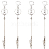 4Pcs Alloy Bracelet Tool Jewelry Helper Beadable Alligator Clips AJEW-SP0001-69A-1