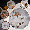2Pcs 2 Styles Rattan & Iron Witch Bells Wind Chimes Door Hanging Pendant Decoration WICR-CN0001-01-6