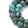 Dyed Natural Dolomite Beads Strands G-D337-8mm-D01-4
