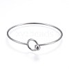 Tarnish Resistant 304 Stainless Steel Bangles BJEW-F354-11P-1