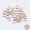 925 Sterling Silver Soldered Closed Jump Rings STER-F036-03RG-0.7x5-3