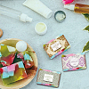 Plants & Geometric Pattern Soap Paper Tag DIY-WH0399-69G-5