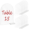 Acrylic Blank Table Signs AJEW-WH0042-23-1