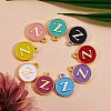 120Pcs 12 Colors Golden Plated Alloy Charms ENAM-SZ0001-64Z-2