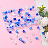 120Pcs 4 Styles ABS Plastic Imitation Pearl European Beads FIND-SC0019-27B-7