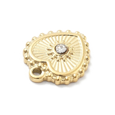 304 Stainless Steel Rhinestone Pendants STAS-L283-33G-1