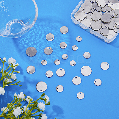 140Pcs 4 Style 304 Stainless Steel Charms STAS-HY0001-39-1